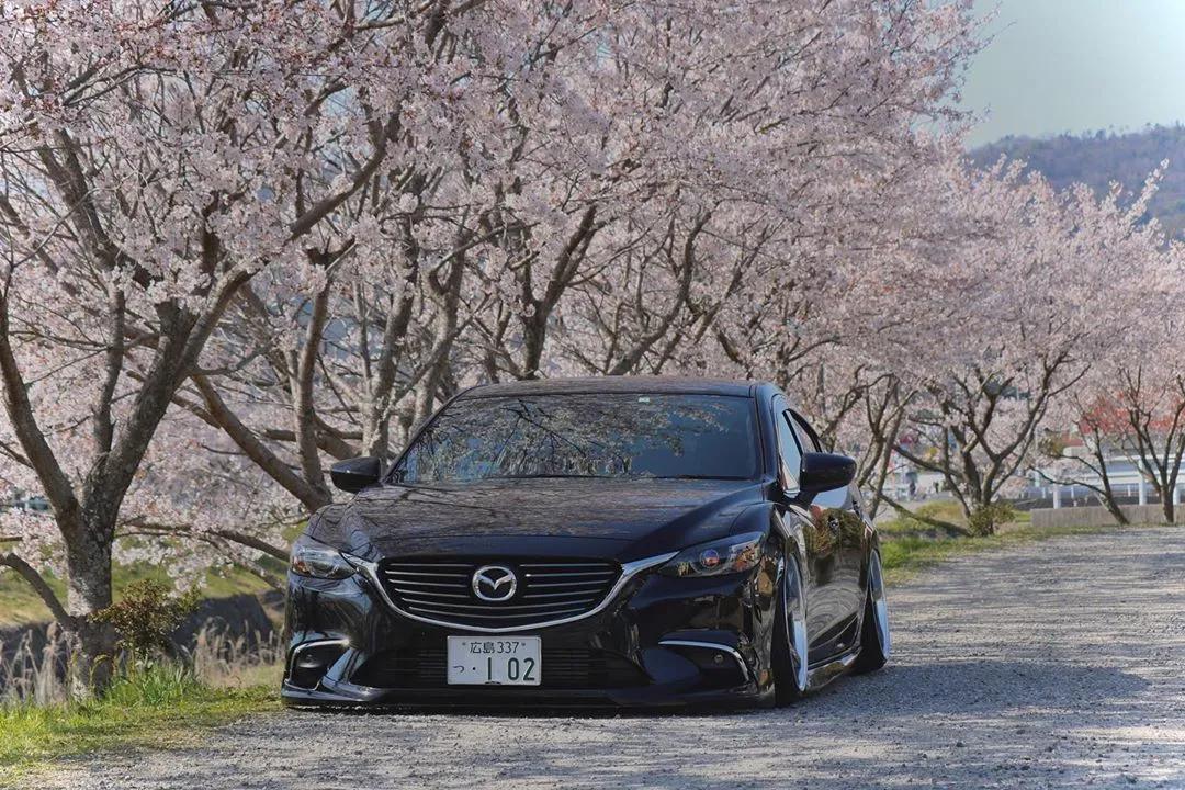 阿特兹轮毂改装案例,马自达阿特兹改装案例