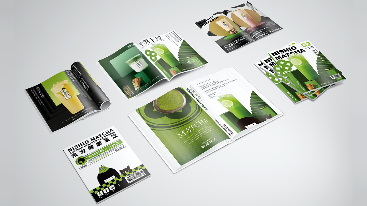 日式抹茶饮品设计,年轻人喜欢的独特创新的茶饮