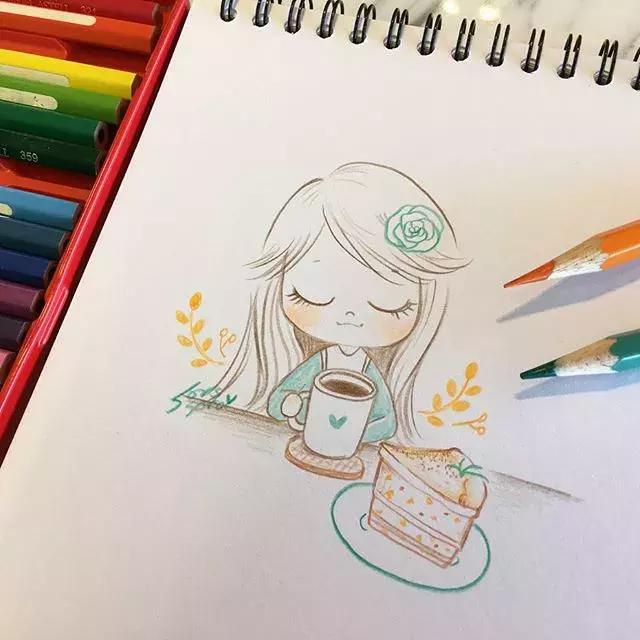 100张简笔画小学生,100张简笔花朵铅笔画