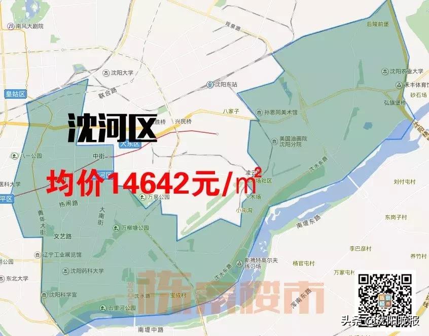 沈阳各区房价一览表最新,沈阳最新各区房价排行