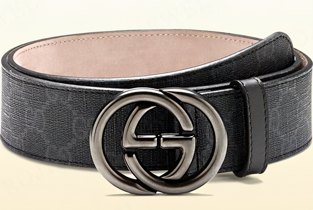 gucci古驰signature帆布皮革腰带,guccisupreme帆布双面腰带