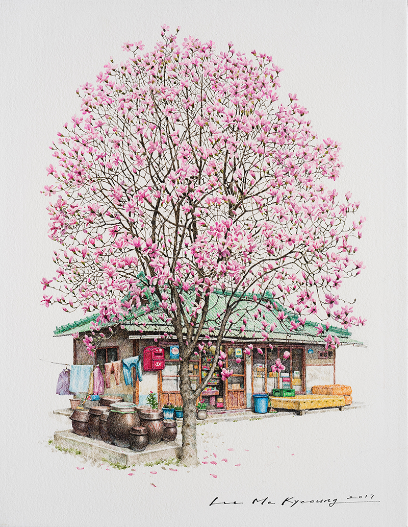 韩国插画师笔下的日常,韩国艺术家绘画作品