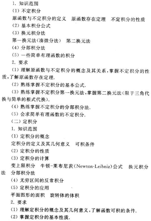 超强干货丨2021成考数学复习大纲汇总