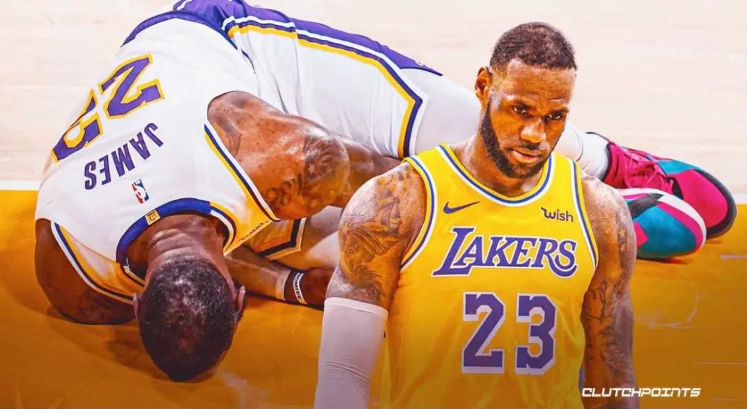 心疼!詹姆斯穿上厚重的护靴!湖人放弃场均5.4分3.2板中锋
