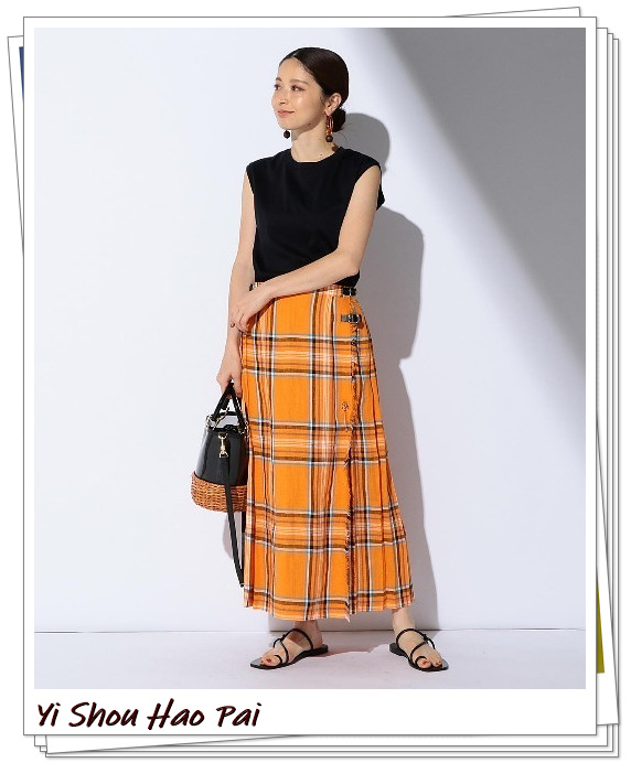 亚麻长半身裙如何搭配,亚麻裙半身裙怎么搭配上衣