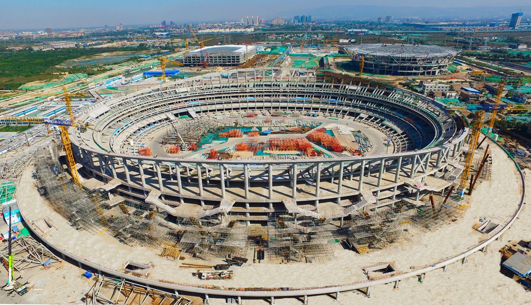 西安奥体中心石榴花体育馆,西安奥体中心全景剧透