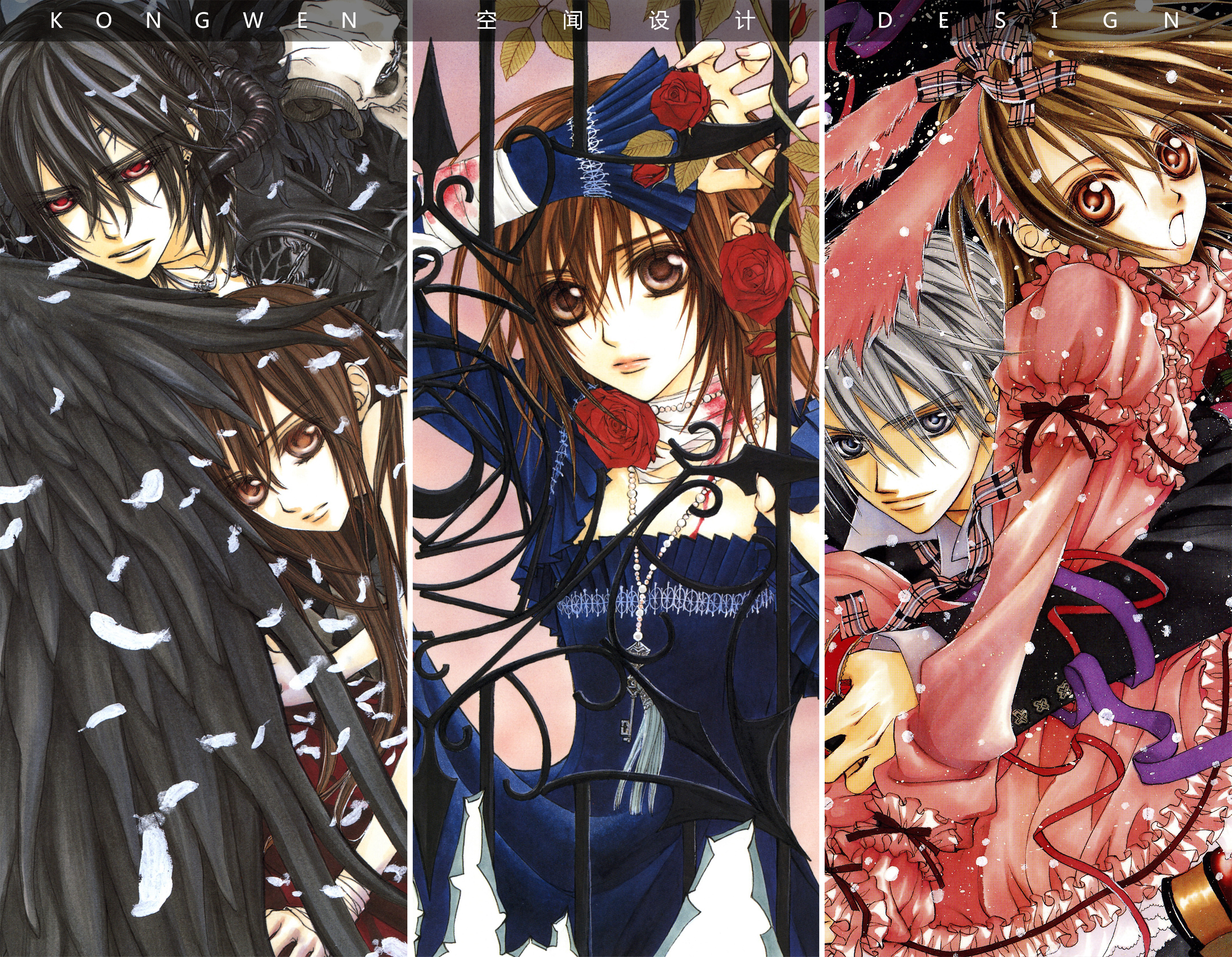 有关帅气吸血鬼的漫画图片,画风超精致的日本吸血鬼漫画