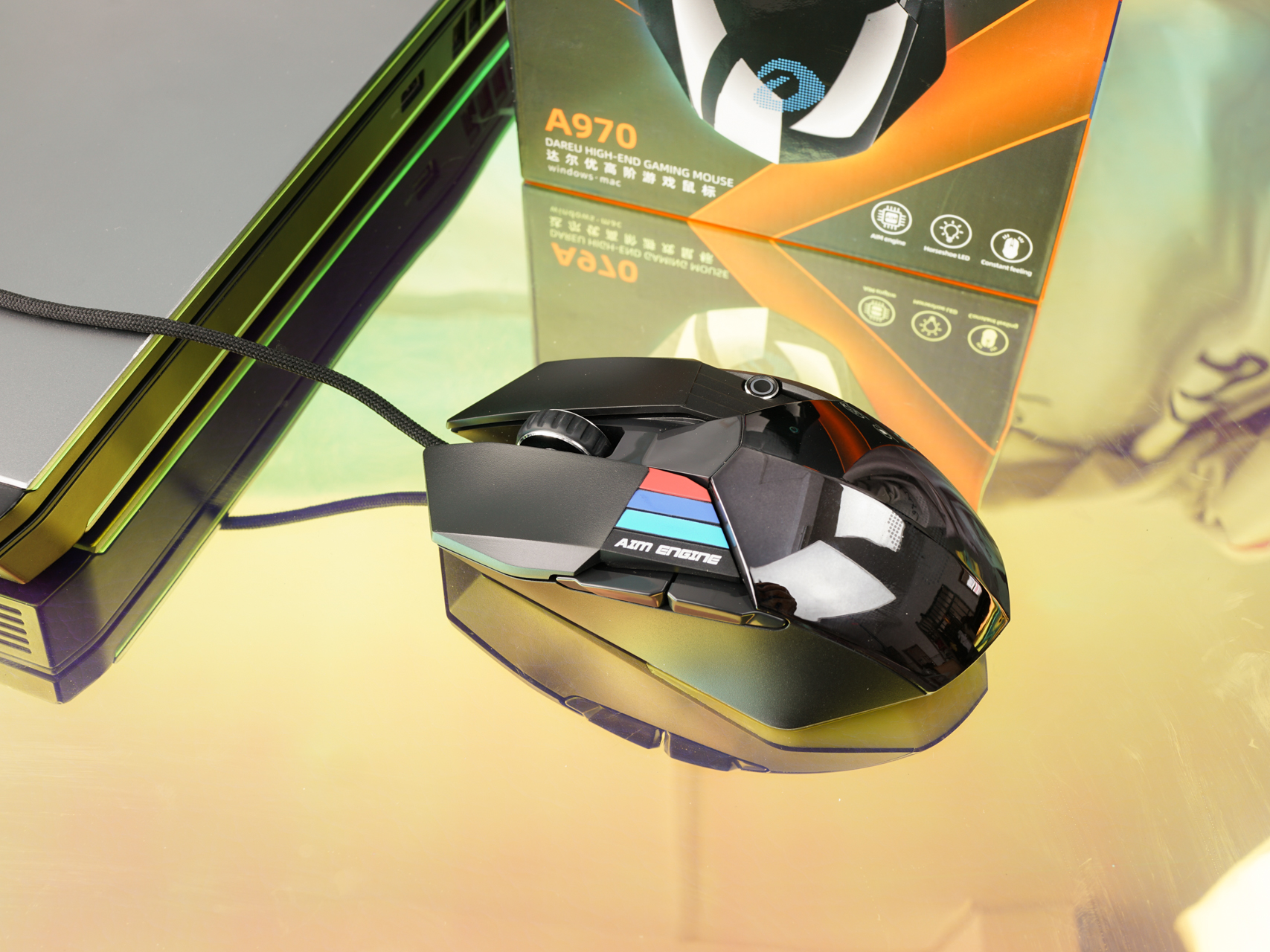 达尔优a970鼠标怎么选,达尔优A970高阶游戏鼠标