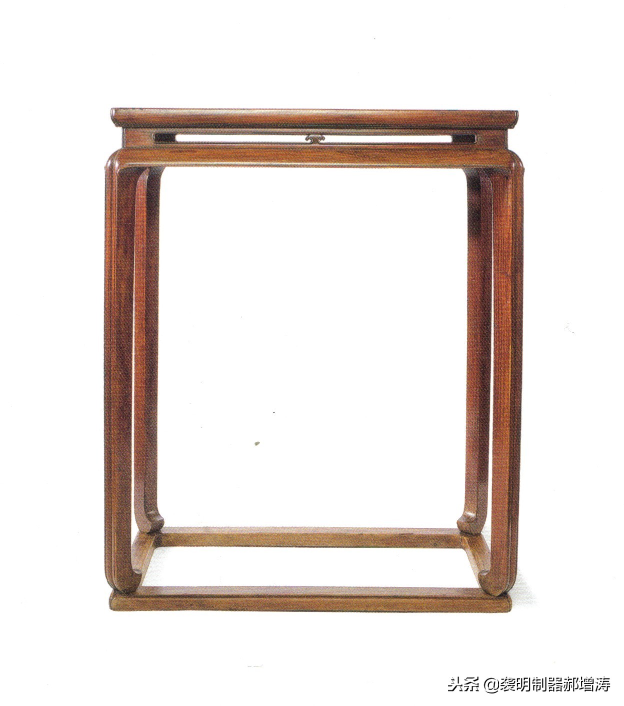 袭明｜古人享乐离不开香解读明式家具承托香炉珍贵的方香几