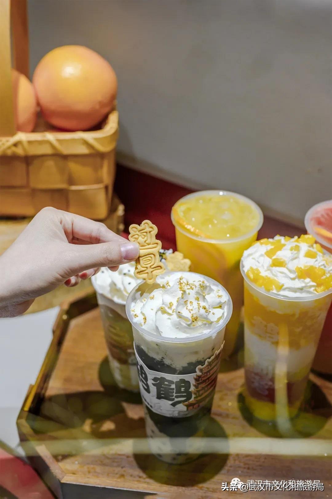 武汉黄鹤楼奶茶,武汉奶茶火了