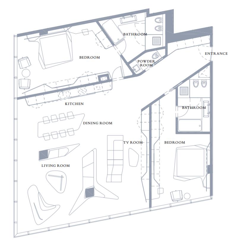 扎哈全程主导遗作X迪拜新地标全公开！样板房超炫