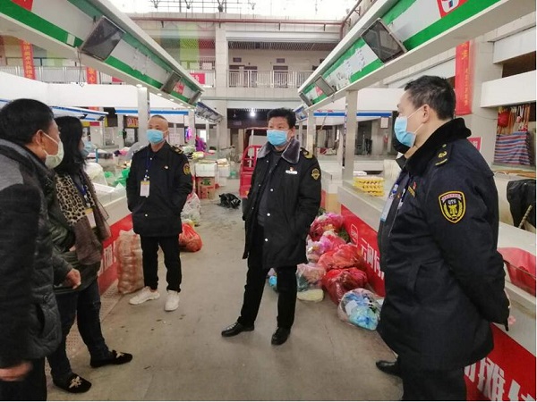 抗疫一线｜湖北荆州市监利县市场监管局食品安全监管专班抗疫剪影
