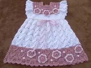 儿童毛线裙子最新款样衣,宝宝毛线衣最新款式