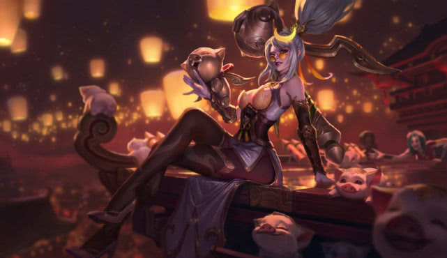 lol2019猪年限定皮肤vn至臻,vn猪年皮肤至臻原画图片