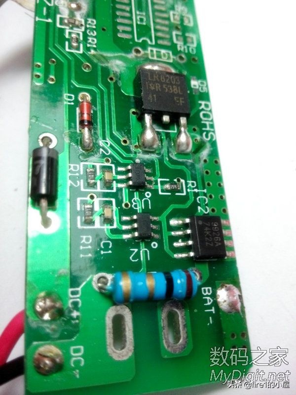 台式电钻电路工作原理,东科16伏无刷电钻拆解