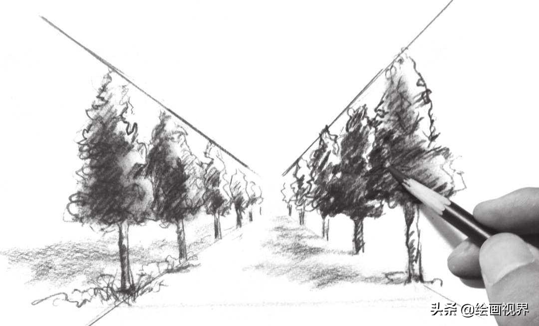 风景写生速写技巧及方法,速写风景绘画技巧和方法