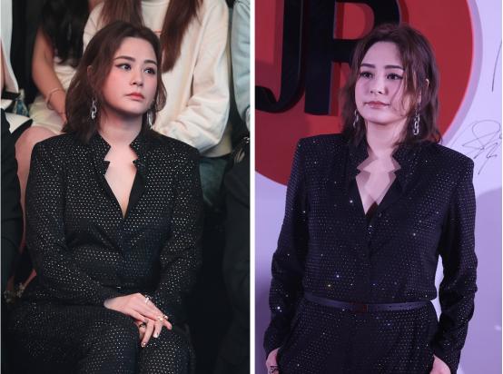 阿娇穿黑色裤子 (阿娇穿高腰裤的照片)