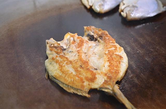 大渔铁板烧里的芝士扇贝,日式铁板烧芝士焗大虾