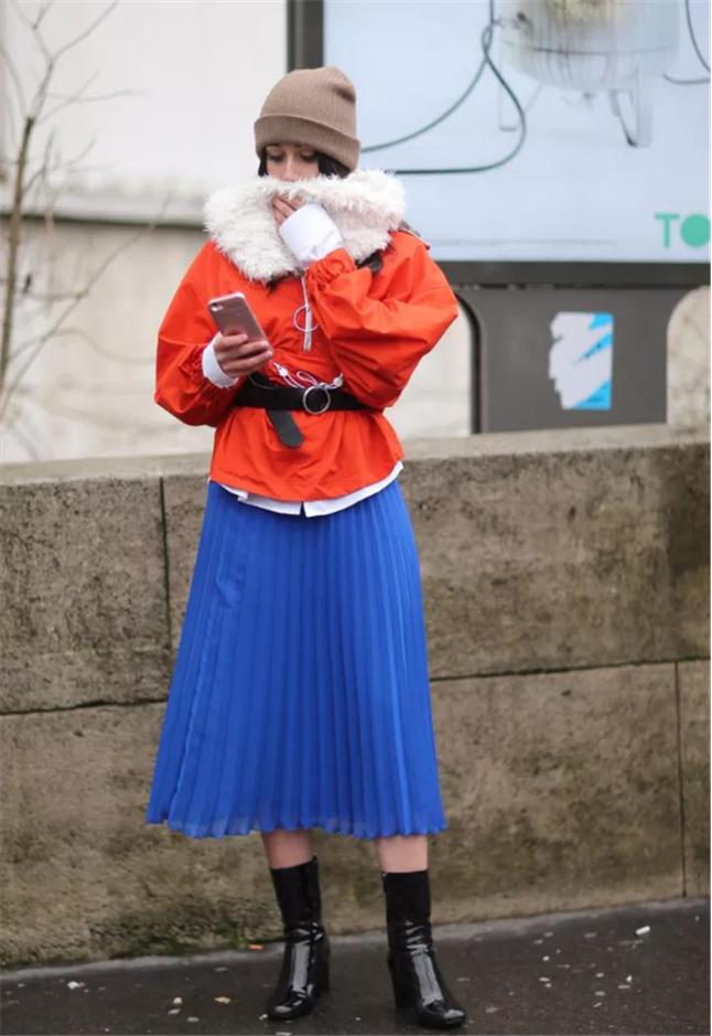 秋冬胯宽的穿衣搭配裙子,肚子大胯宽的女生冬季穿搭