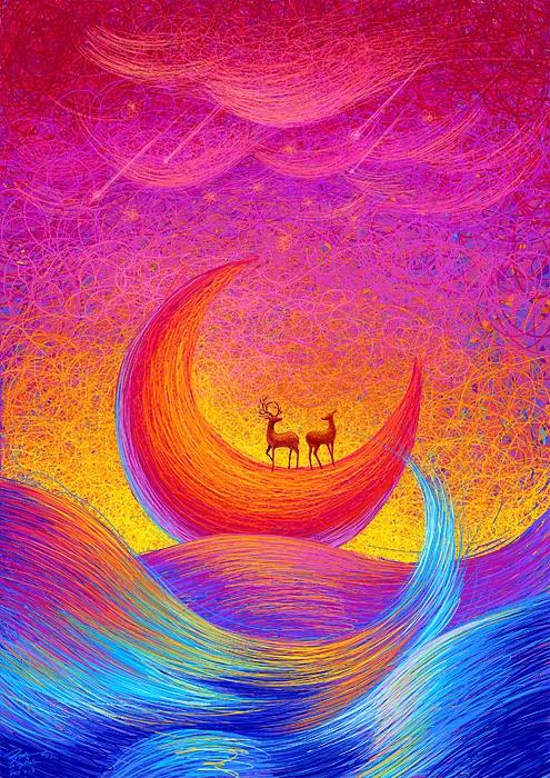 描摹梦境的魔术师，靠画“圈圈”火遍全网