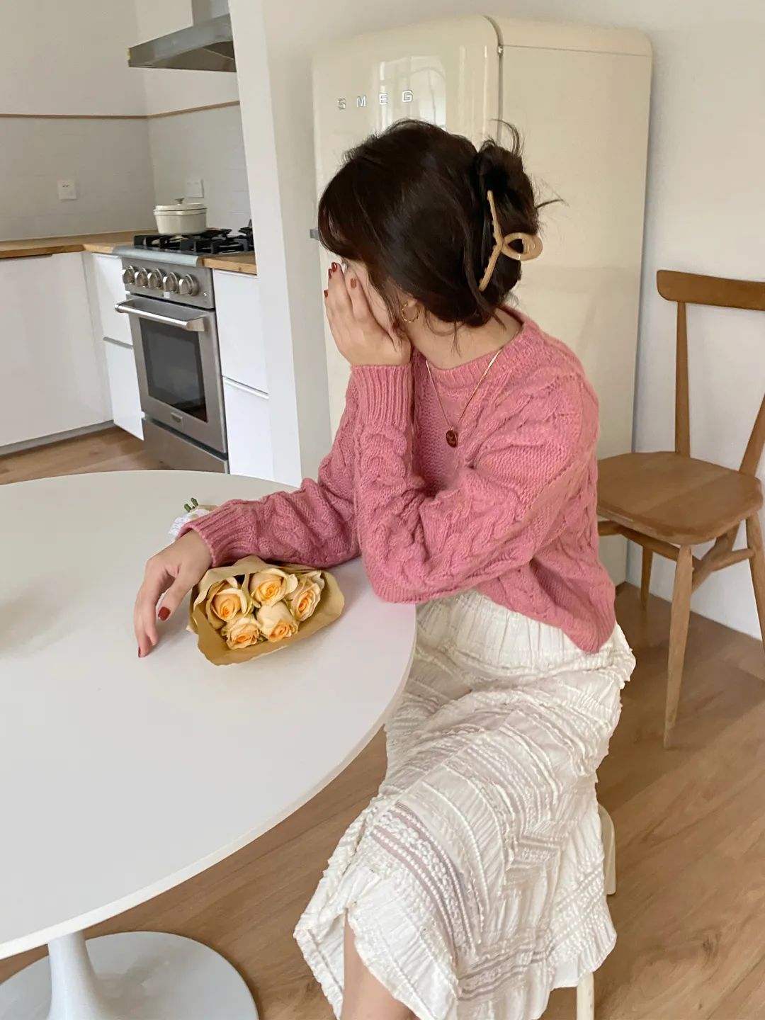 韩系慵懒日常穿搭,自带高级滤镜穿搭