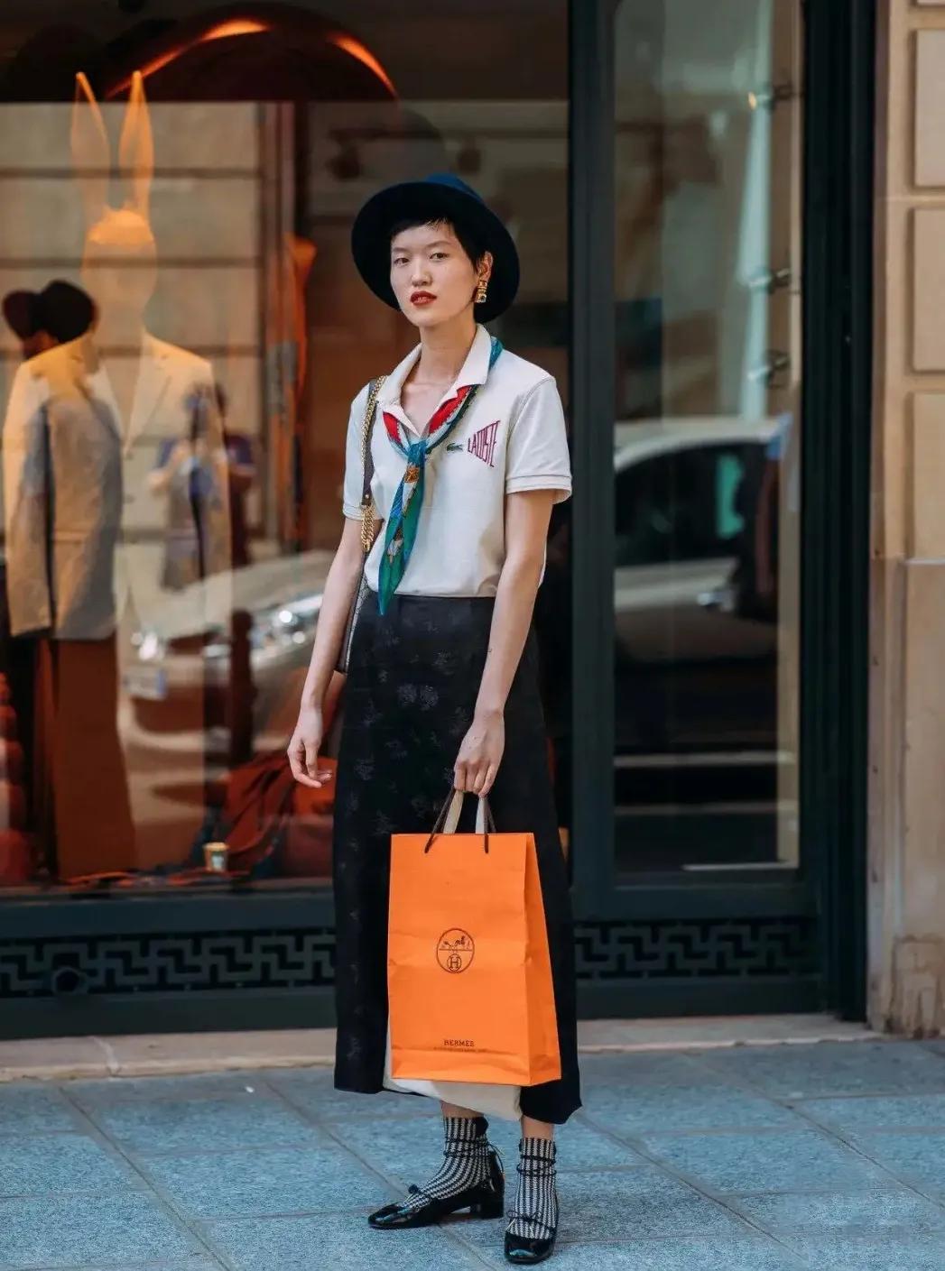 长丝巾古装系法3米长1.5米宽丝巾,长条丝巾配衬衣的系法简单又漂亮