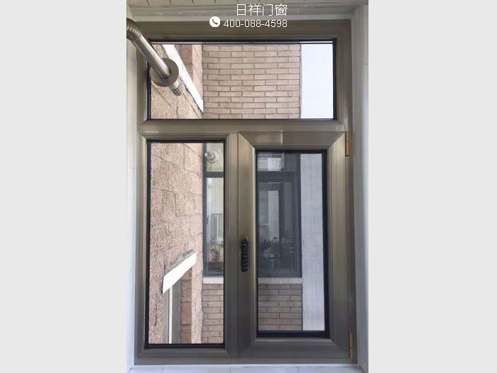 天通东苑门窗安装忠旺70系列香槟色