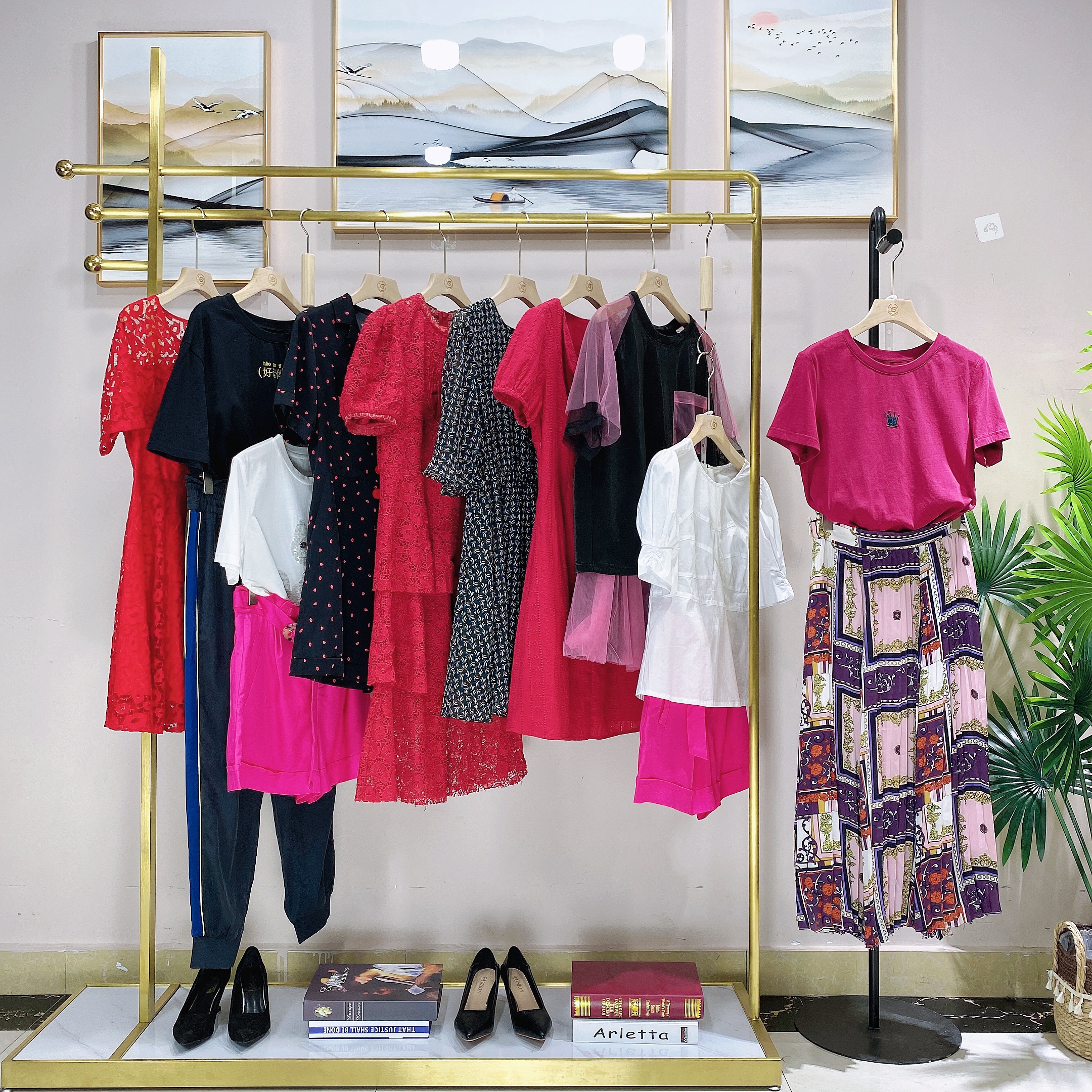 三彩女装官方旗舰店2021秋装直播,三彩品牌库存女装