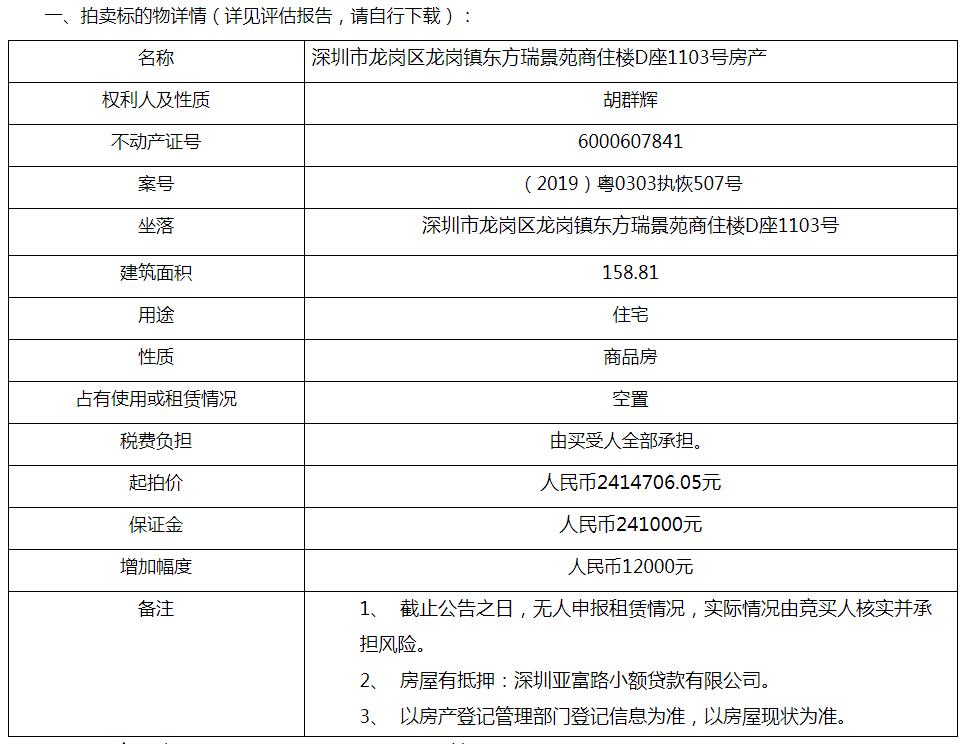 龙岗的法拍房在哪里拍,深圳龙岗横岗法拍房
