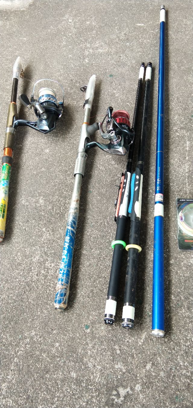 钓鱼工具拿出来凉凉，过两天出战！