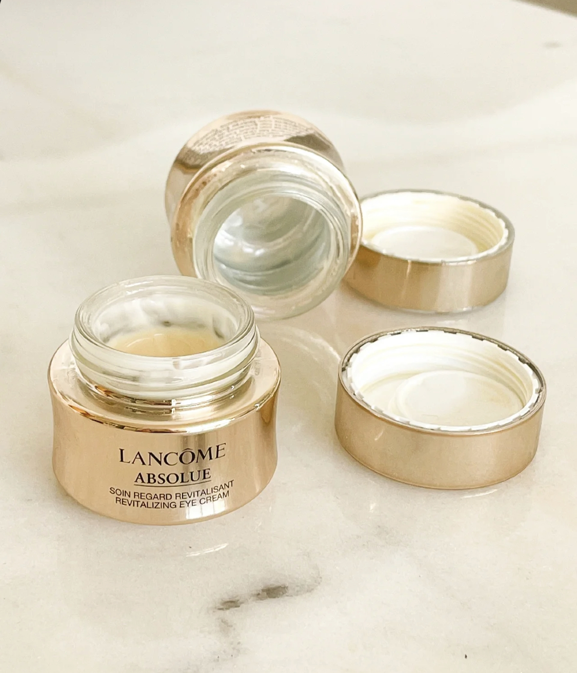 兰蔻菁纯眼霜和欧莱雅紫熨斗,欧莱雅小蜜罐眼霜与兰蔻菁纯眼霜