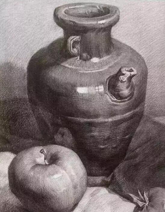 静物结构素描讲解,静物结构素描复杂