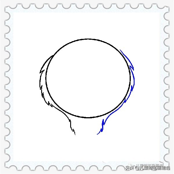 儿童绘画老虎头的简笔画,儿童简笔画老虎简单画法