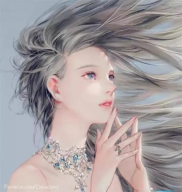 浓重的日式古风插画可爱又迷人,超有故事感的古风中国风插画