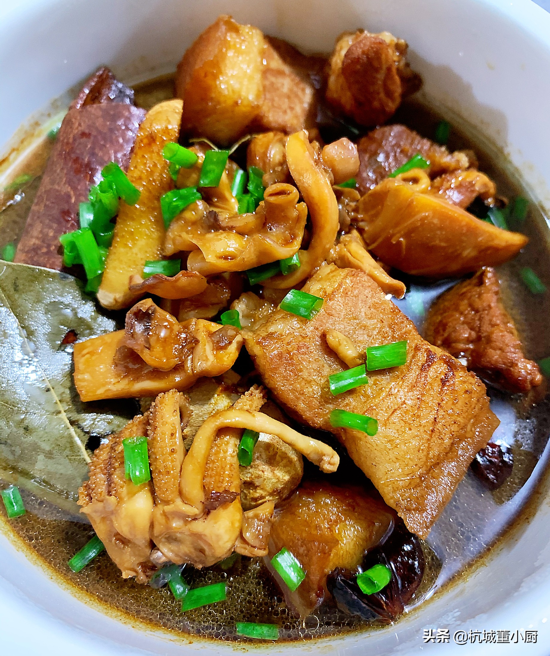 酱油肉墨鱼干,墨鱼干烧肉做法图解