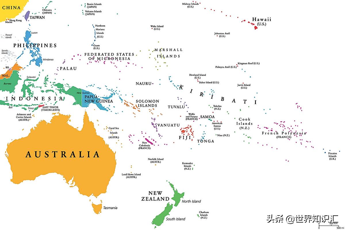 介绍一下大洋洲有哪些国家,大洋洲有多少个国家多少人口