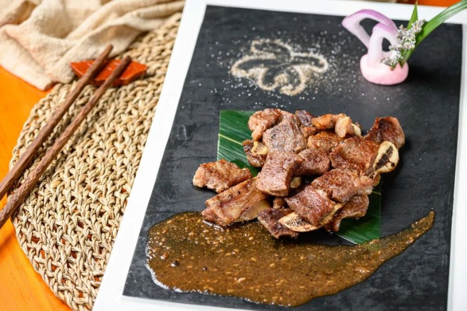 大渔铁板烧里的芝士扇贝,日式铁板烧芝士焗大虾