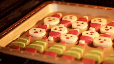 超简单的圣诞曲奇,萌萌的小饼干