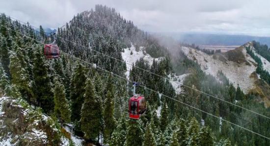 全疆最具有特色的五大滑雪场照片 (疆海国际滑雪场)