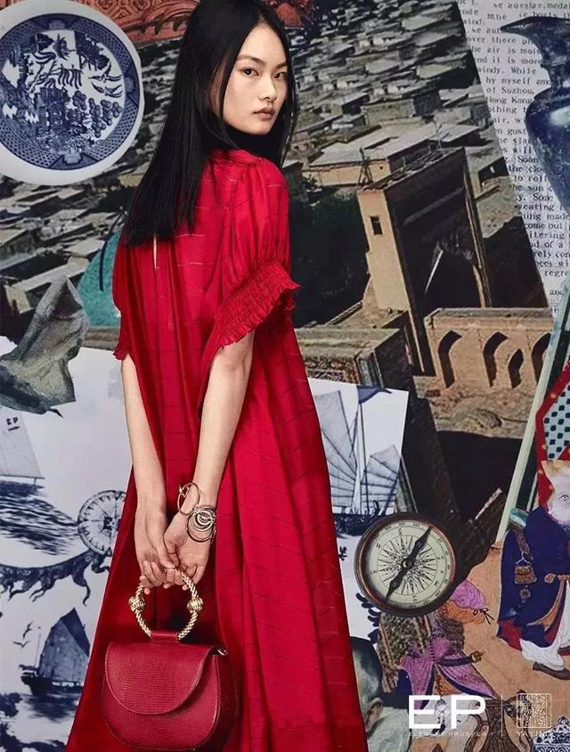 ep雅莹走秀2019,ep雅莹黑裙子