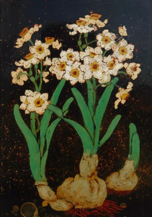 苏国伟漆画作品欣赏,绝美漆画