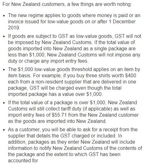 新西兰海关的最新通告,新西兰政府最新规定