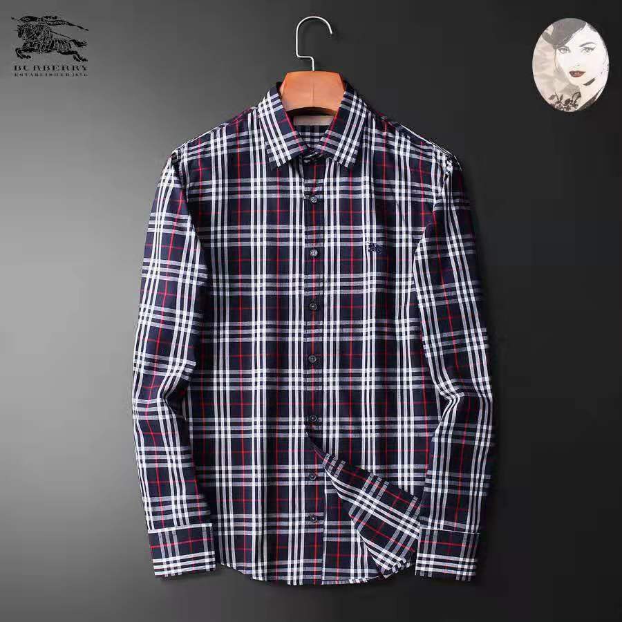 巴宝莉格子衬衫专柜最新款,巴宝莉经典格子衬衫图片