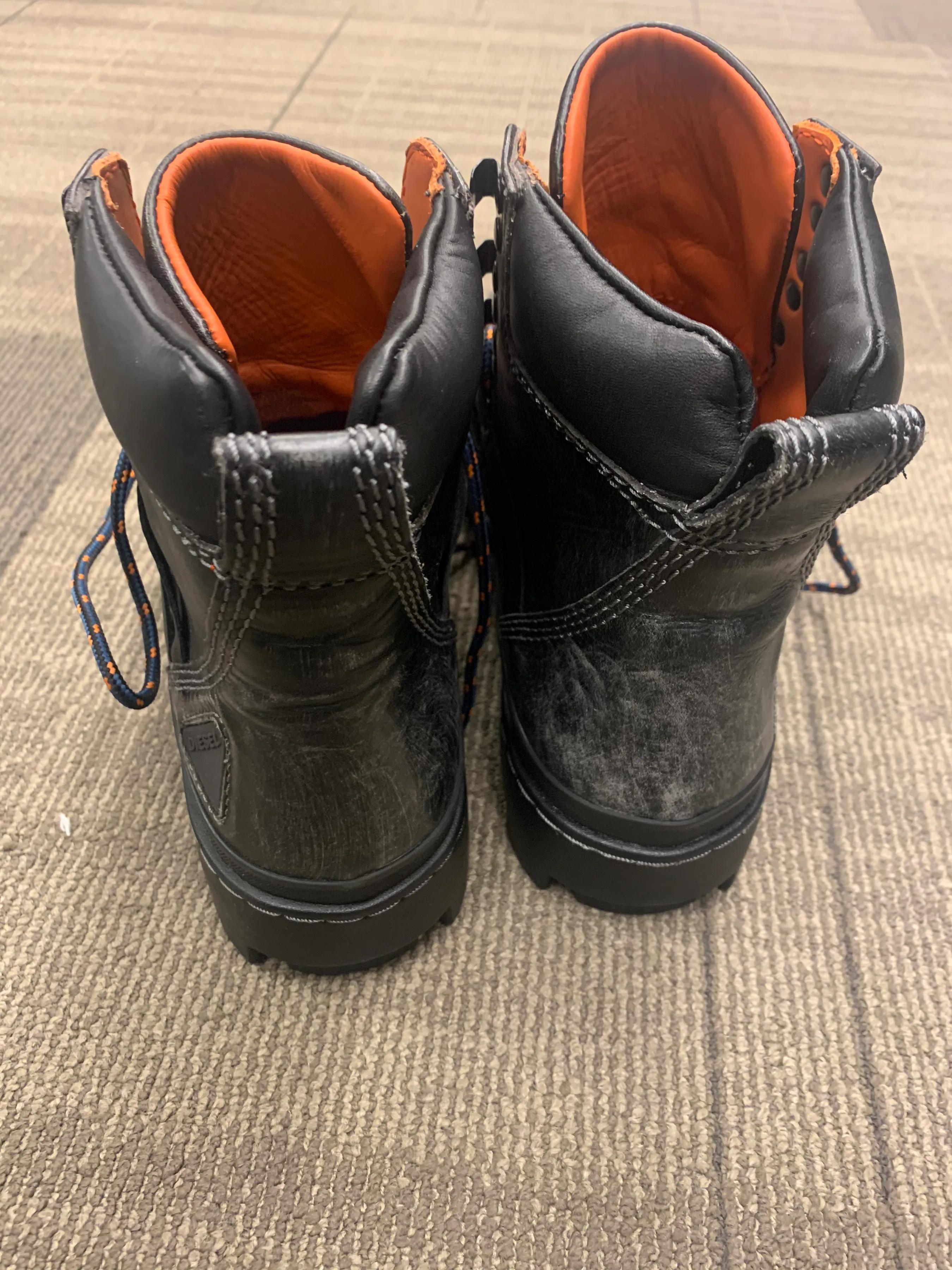 种草男鞋,马丁靴男款diesel