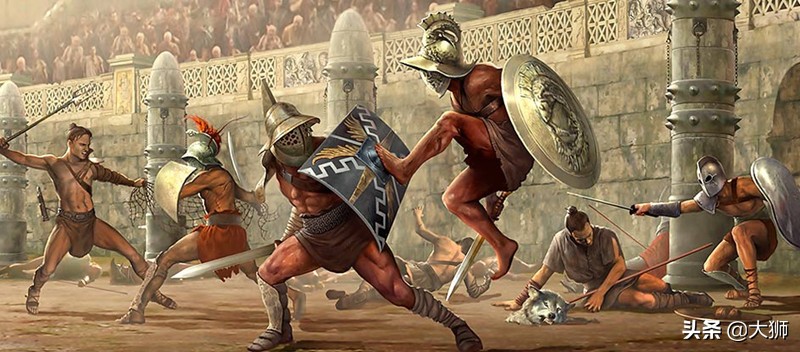 古罗马的角斗士,罗马角斗场大战