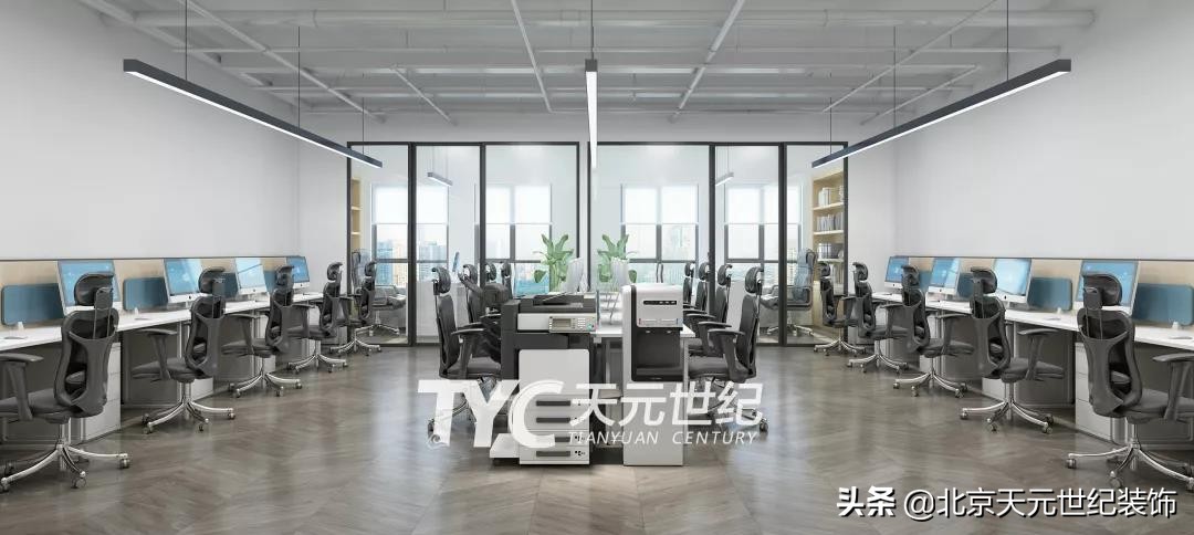 西城国际化办公室装修设计效果,北京现代简约装修设计效果图