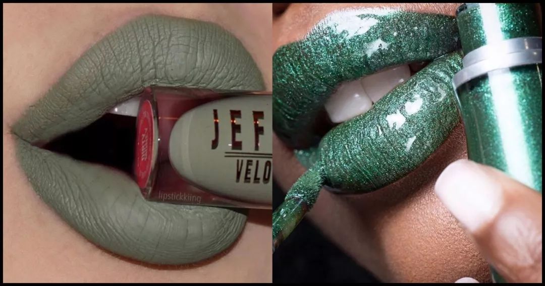 清透显白裸色,清新显白的牛油果绿