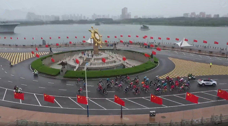 滨州愉悦杯环滨州自行车赛,环滨州黄河自行车赛开幕式