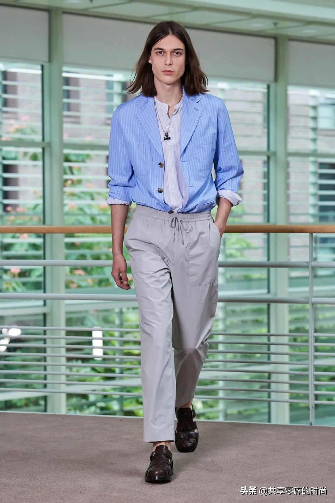 爱马仕秀场2022时装周,爱马仕2021男装