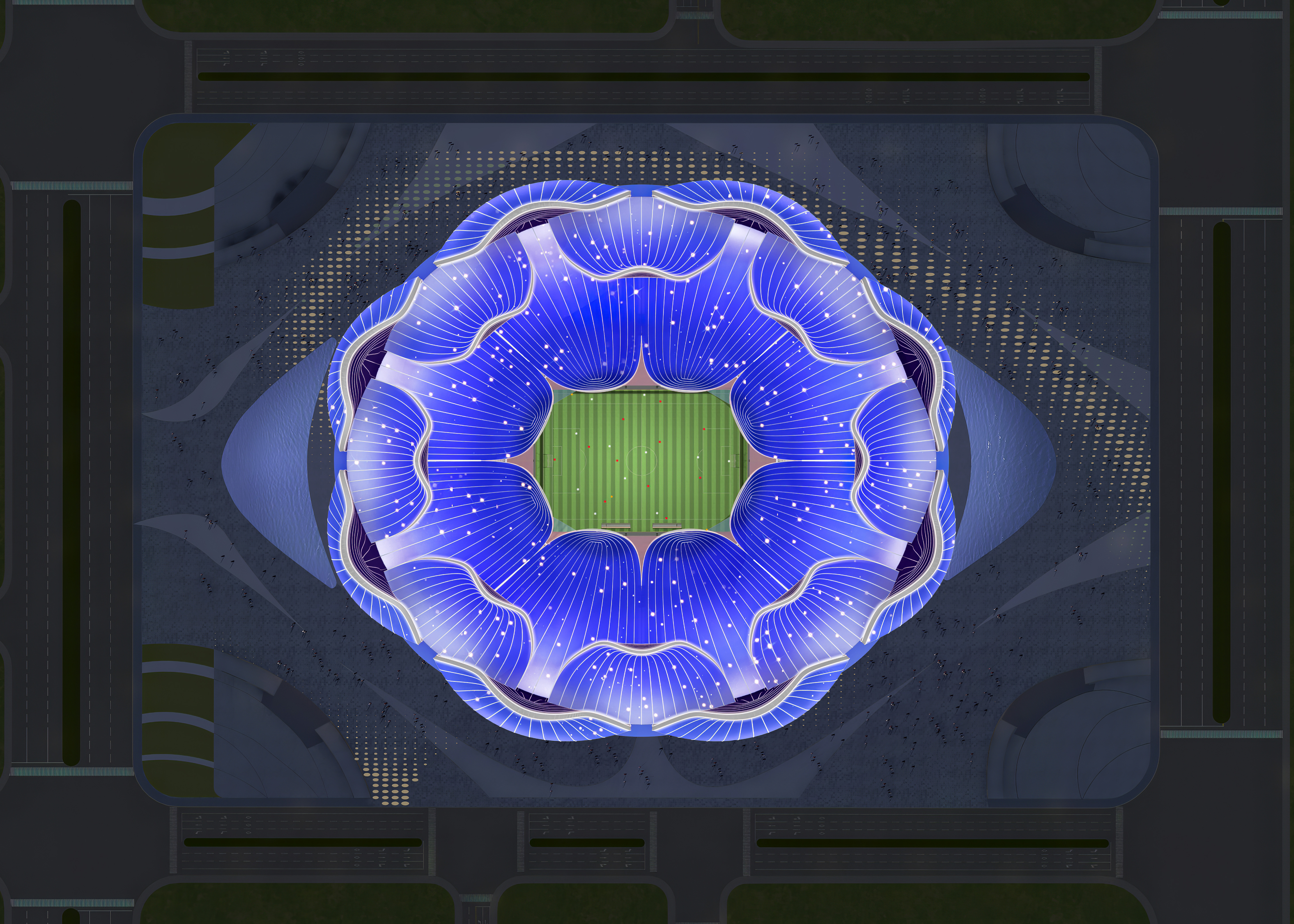 最美球场震撼来袭广州恒大足球场,最美球场图片欣赏